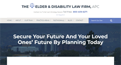 Desktop Screenshot of california-elder-law.com