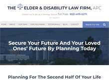 Tablet Screenshot of california-elder-law.com